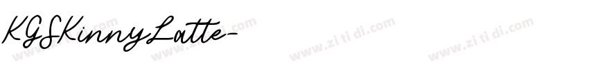 KGSKinnyLatte字体转换