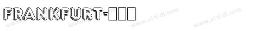 FRANKFURT字体转换