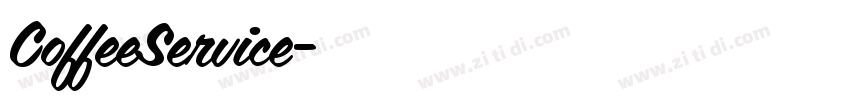 CoffeeService字体转换