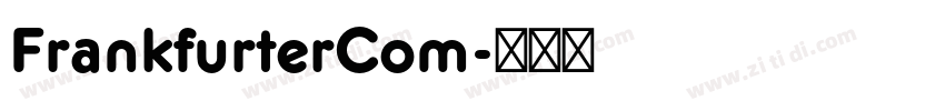 FrankfurterCom字体转换 FrankfurterCom字体转换