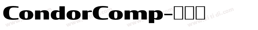 CondorComp字体转换