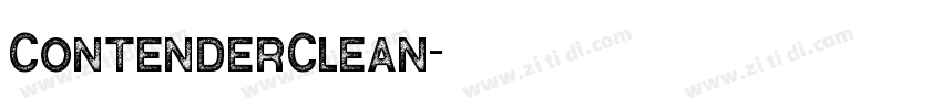 ContenderClean字体转换