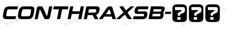 CONTHRAXSB字体转换