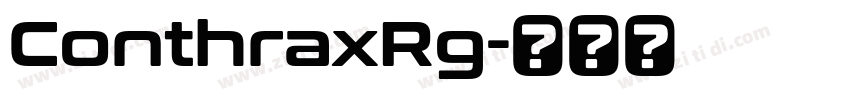 ConthraxRg字体转换