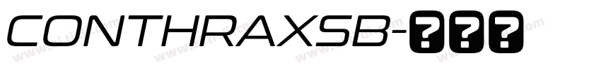 CONTHRAXSB字体转换