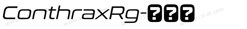 ConthraxRg字体转换