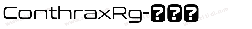 ConthraxRg字体转换