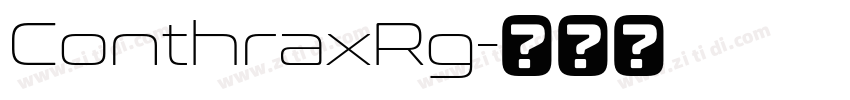 ConthraxRg字体转换