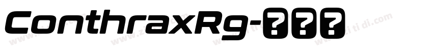ConthraxRg字体转换
