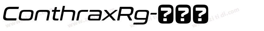 ConthraxRg字体转换