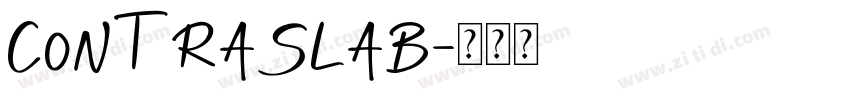 ContraSlab字体转换