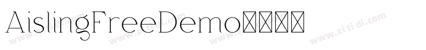AislingFreeDemo字体转换