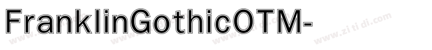 FranklinGothicOTM字体转换