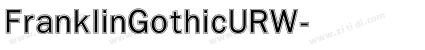 FranklinGothicURW字体转换 FranklinGothicURW字体转换