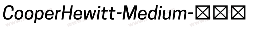 CooperHewitt-Medium字体转换
