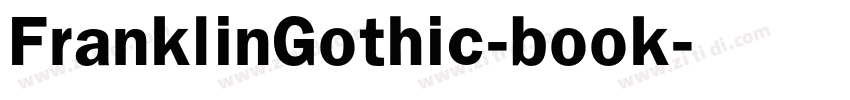 FranklinGothic-book字体转换