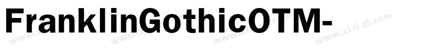 FranklinGothicOTM字体转换
