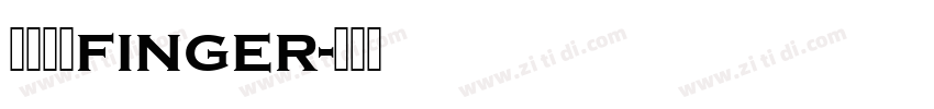 BOLDfinger字体转换