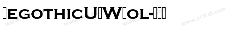 LegothicURWBol字体转换