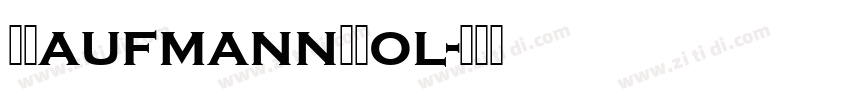 SKaufmannDBol字体转换