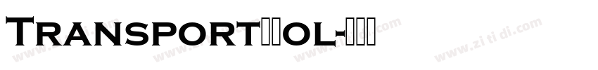 TransportDBol字体转换