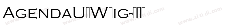 AgendaURWLig字体转换