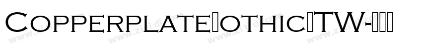 CopperplateGothicLTW字体转换