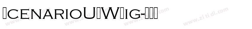 ScenarioURWLig字体转换