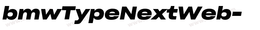 bmwTypeNextWeb字体转换