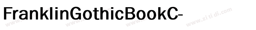 FranklinGothicBookC字体转换