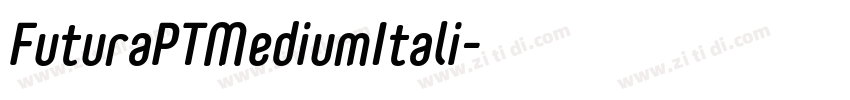 FuturaPTMediumItali字体转换
