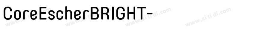 CoreEscherBRIGHT字体转换