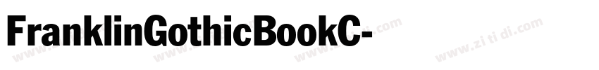 FranklinGothicBookC字体转换