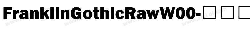 FranklinGothicRawW00字体转换