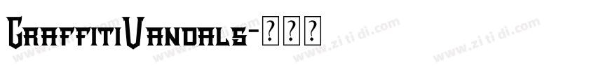 GraffitiVandals字体转换