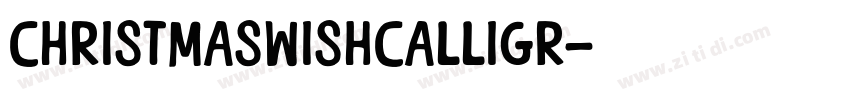 ChristmasWishCalligr字体转换