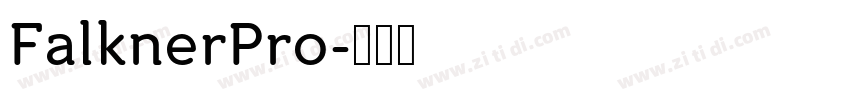 FalknerPro字体转换