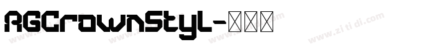AGCrownStyl字体转换