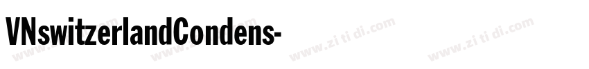 VNswitzerlandCondens字体转换