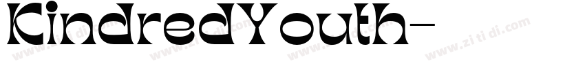 KindredYouth字体转换