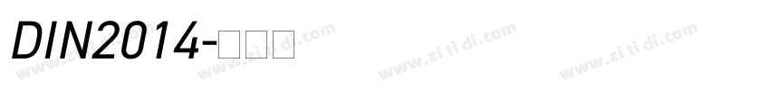 DIN2014字体转换 DIN2014字体转换