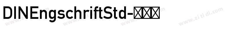 DINEngschriftStd字体转换