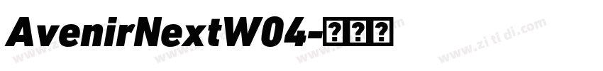 AvenirNextW04字体转换