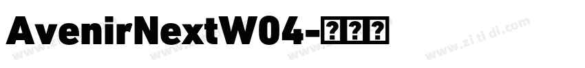 AvenirNextW04字体转换