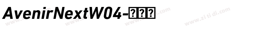 AvenirNextW04字体转换
