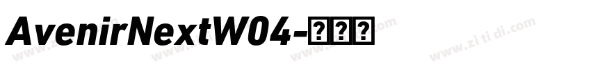 AvenirNextW04字体转换