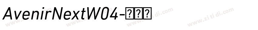 AvenirNextW04字体转换