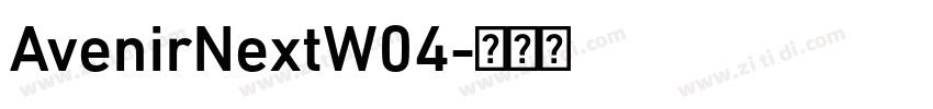 AvenirNextW04字体转换