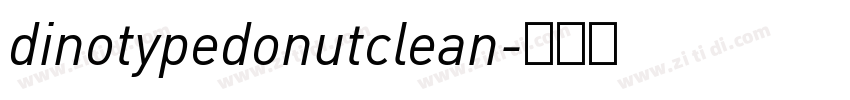dinotypedonutclean字体转换
