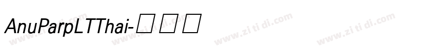 AnuParpLTThai字体转换